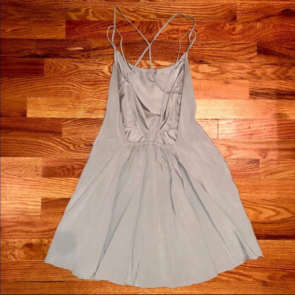 Cross Back Mini-Dress - Picture 5 of 6